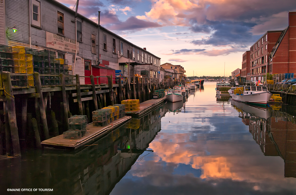 Portland Harbor Skies ©Maine Office of Tourism